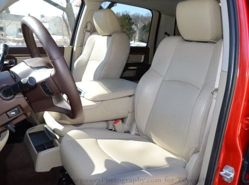 The interior of the 2013 Ram 1500 Laramie Crew Cab 4x4 | Torque News